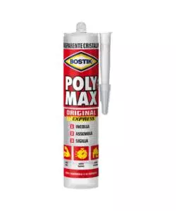 Sigillante trasparente bostik "poly max cristal express"  3 in 1  - 300 gr